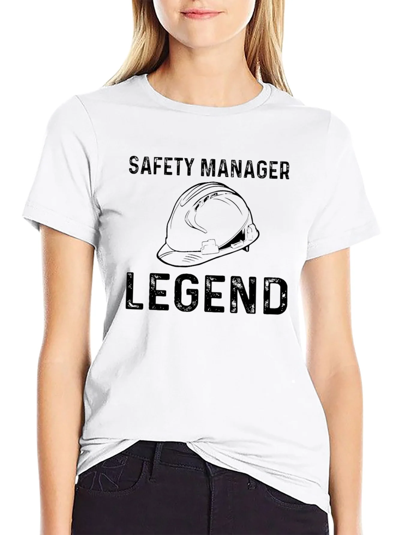 Safety Manager Legend T-Shirt - Hard Hat Graphic Tee