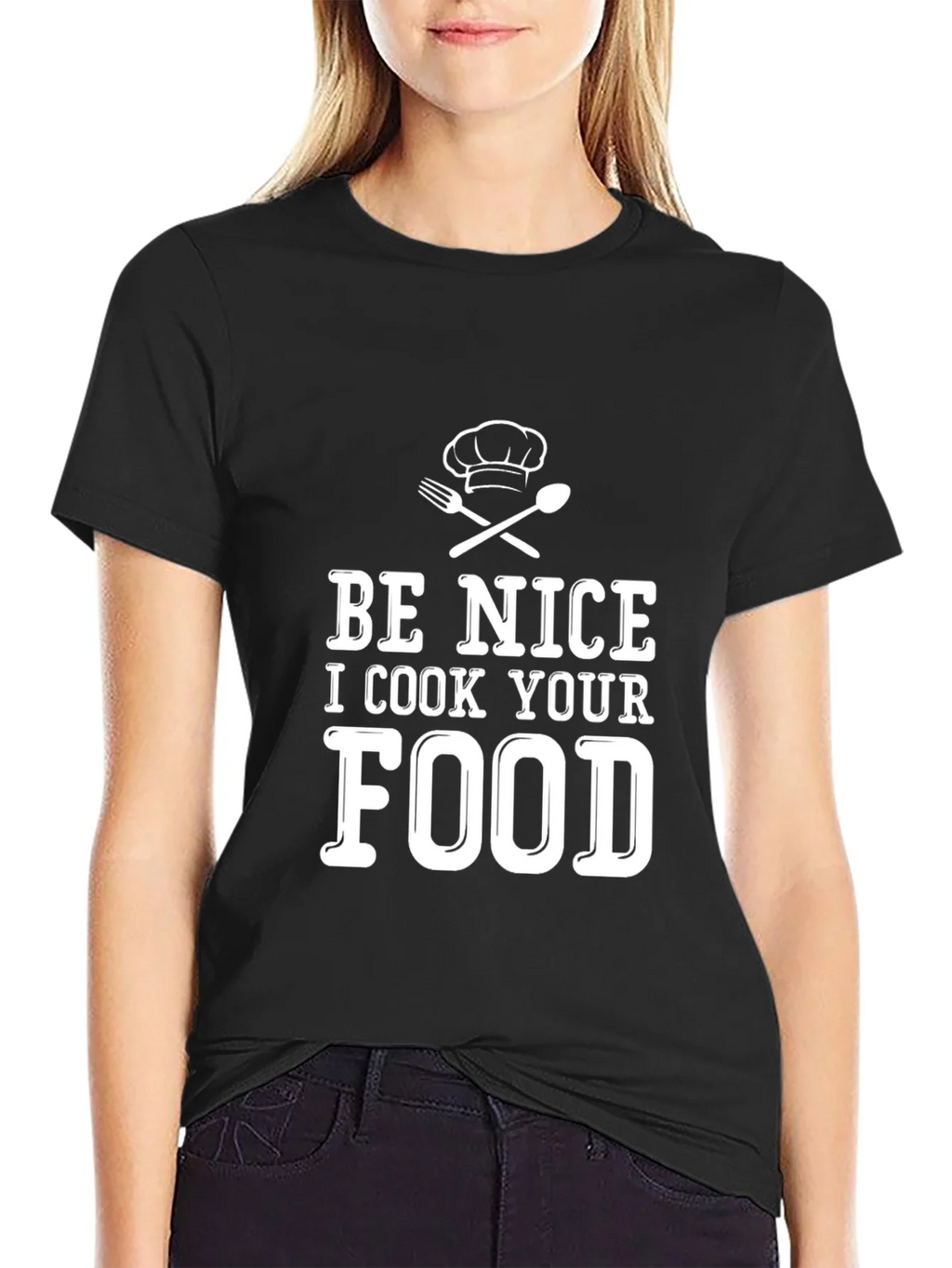 Be Nice I Cook Your Food Funny Chef T-Shirt
