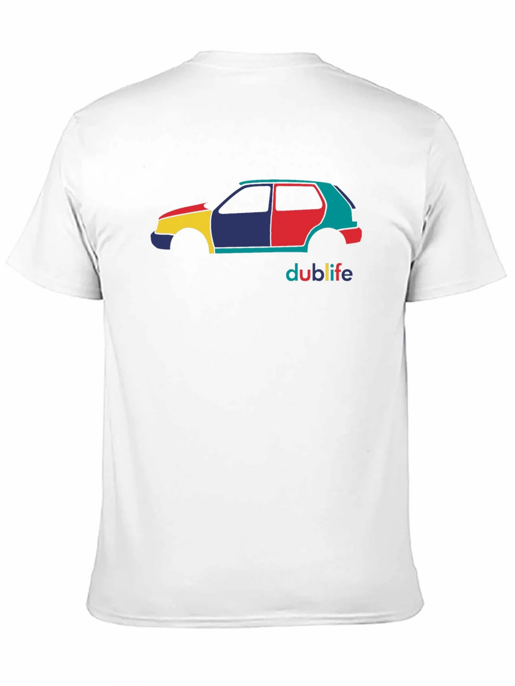 Dublife Car Graphic Tee - Mens Black Cotton T-Shirt