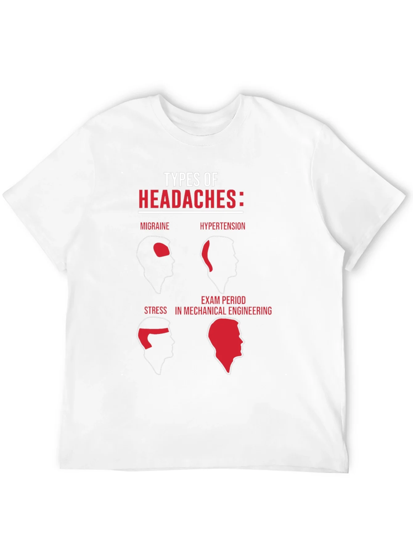 Types of Headaches Graphic T-Shirt