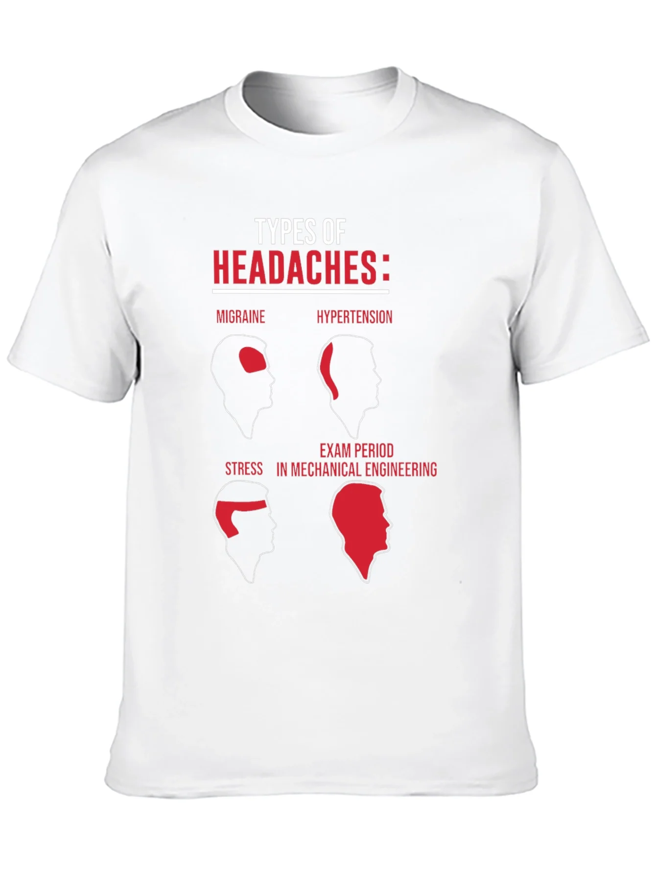 Types of Headaches Graphic T-Shirt