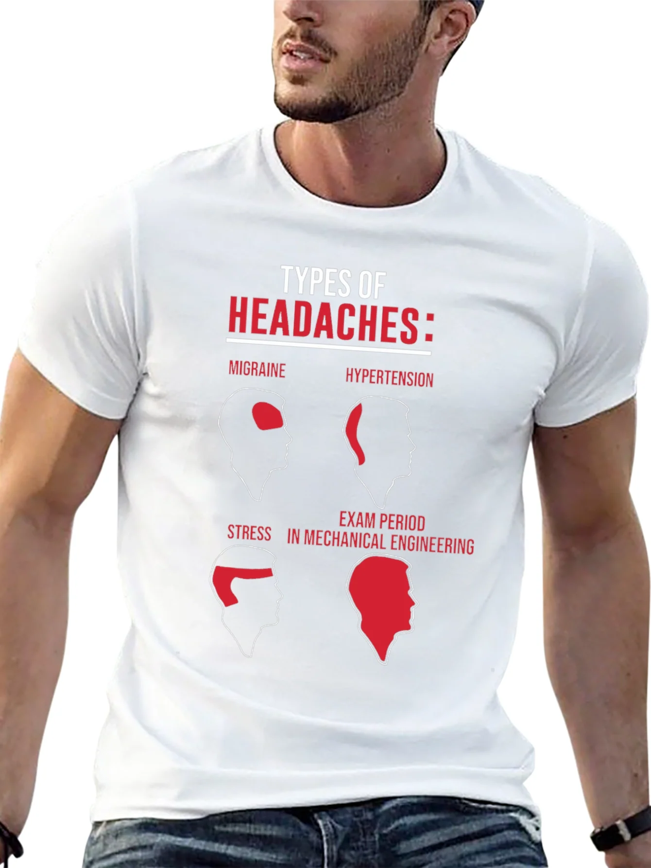 Types of Headaches Graphic T-Shirt