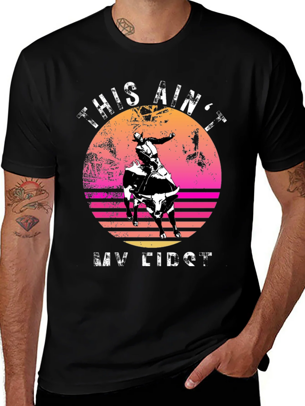 Retro Rodeo Rider Graphic Tee