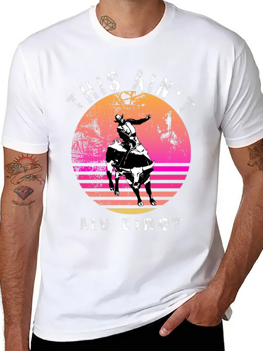 Retro Rodeo Rider Graphic Tee