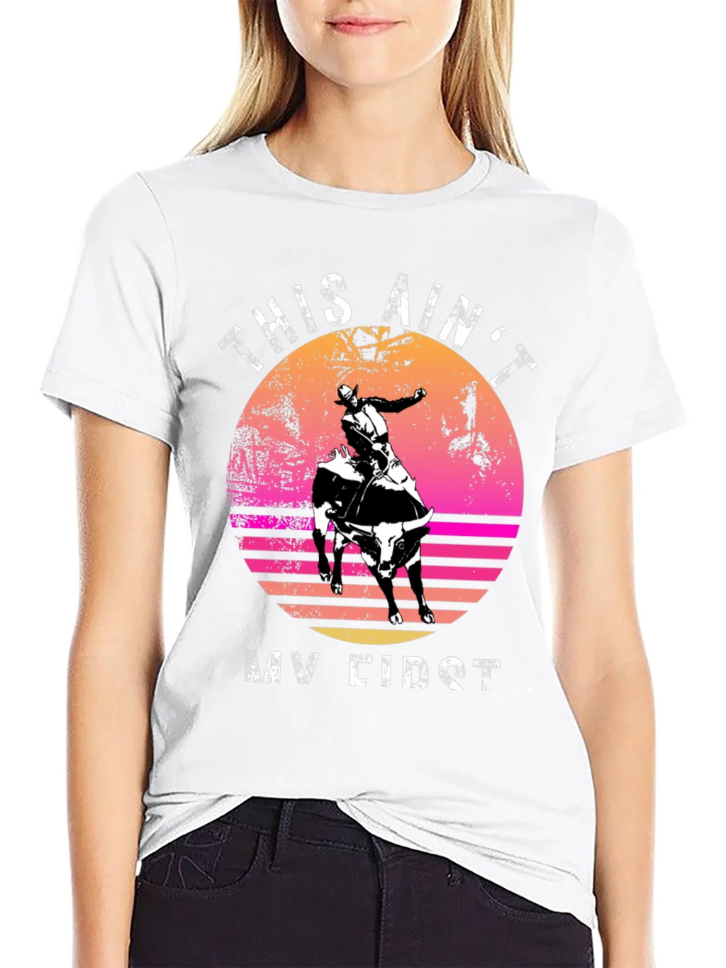 Retro Rodeo Rider Graphic Tee