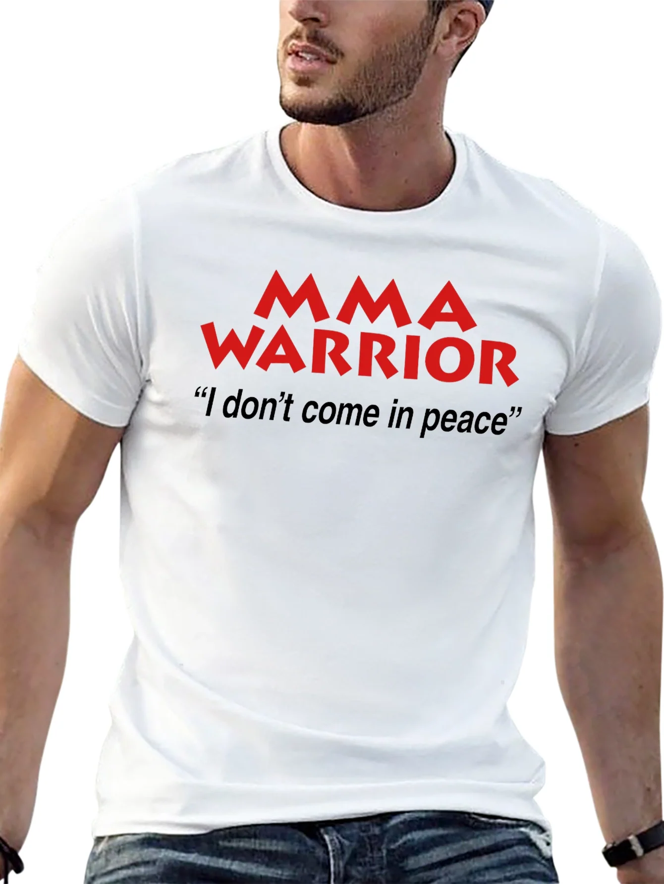 MMA Warrior T-Shirt - I Dont Come In Peace