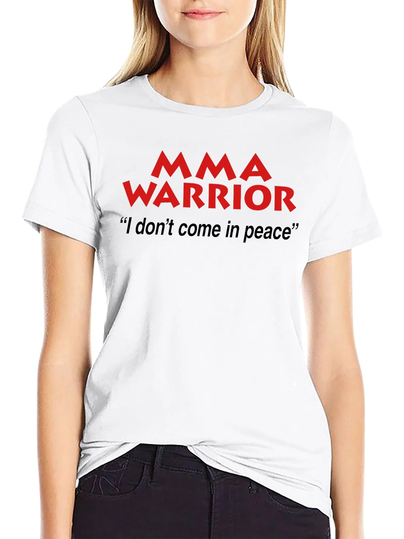 MMA Warrior T-Shirt - I Dont Come In Peace