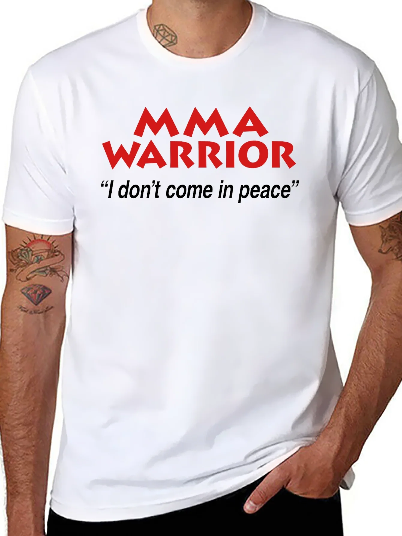 MMA Warrior T-Shirt - I Dont Come In Peace