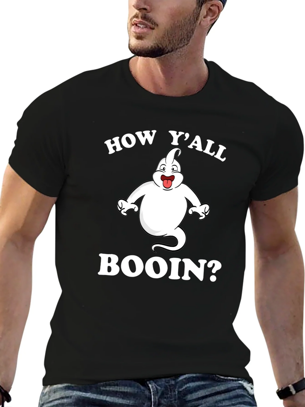 Halloween Ghost Booin T-Shirt
