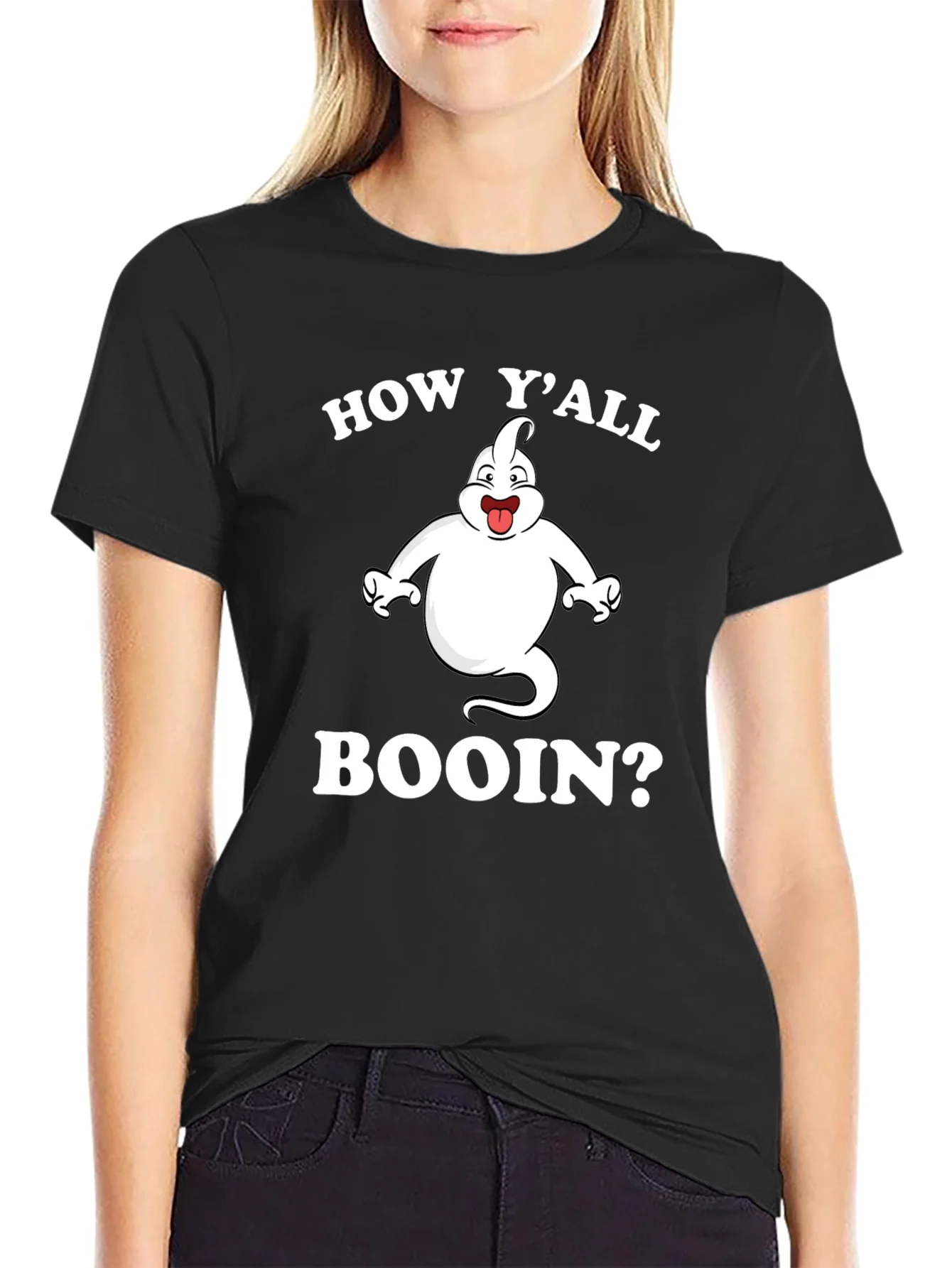 Halloween Ghost Booin T-Shirt