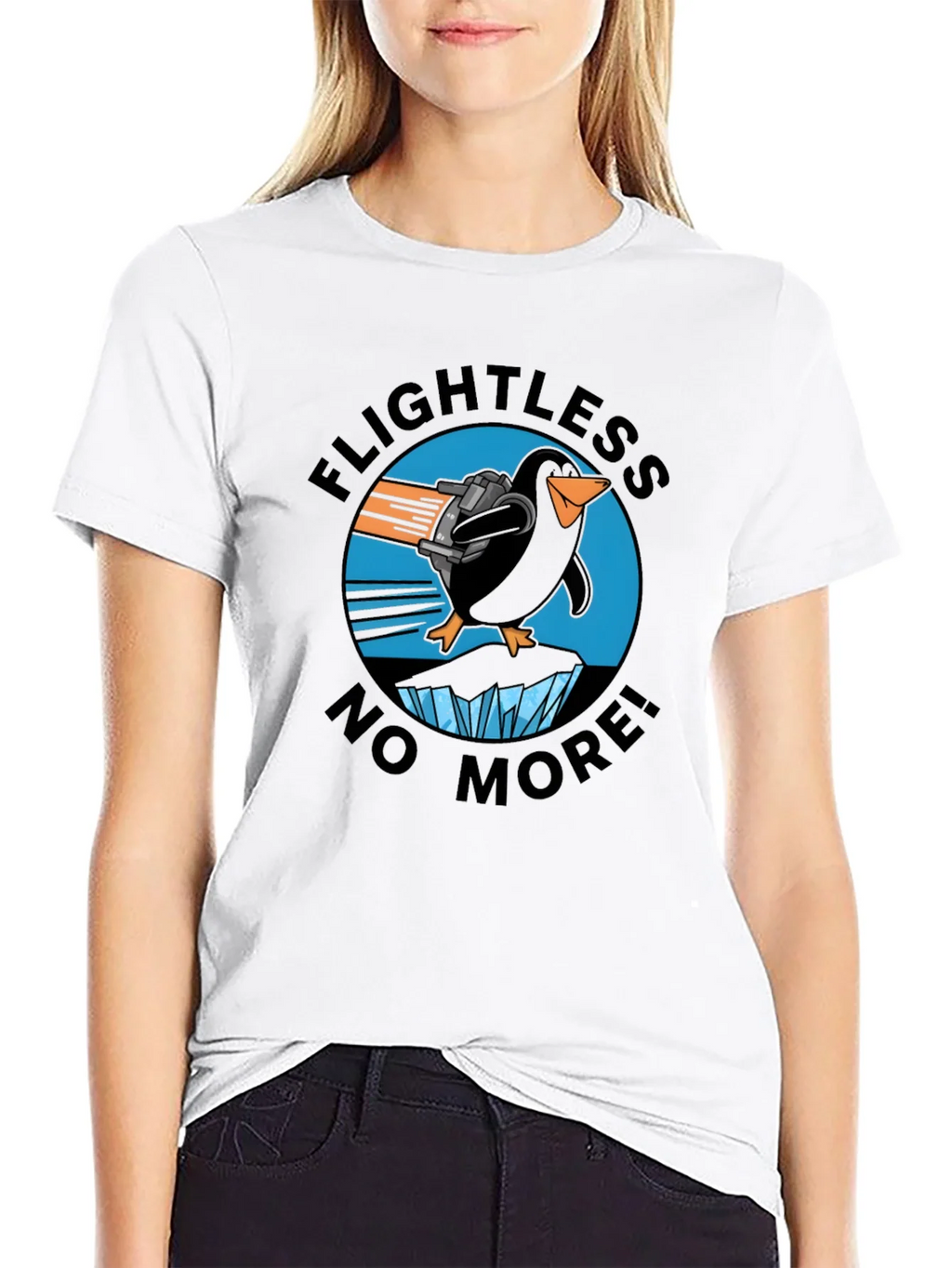 Flightless No More Penguin T-Shirt