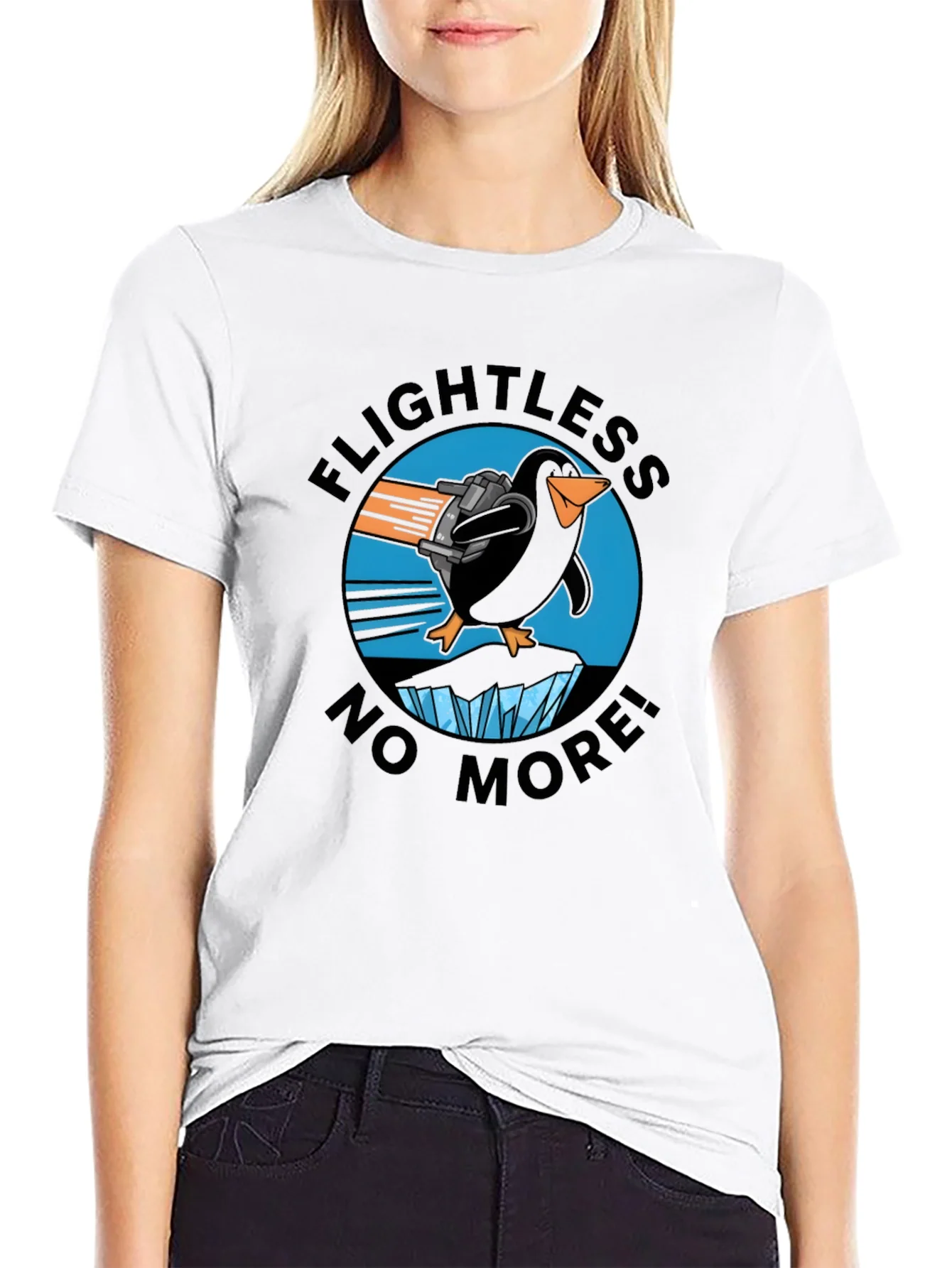 Flightless No More Penguin T-Shirt