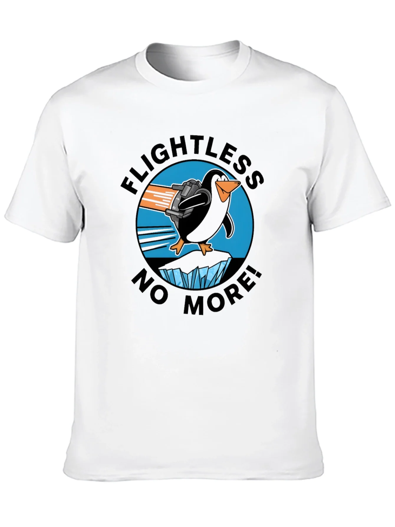 Flightless No More Penguin T-Shirt