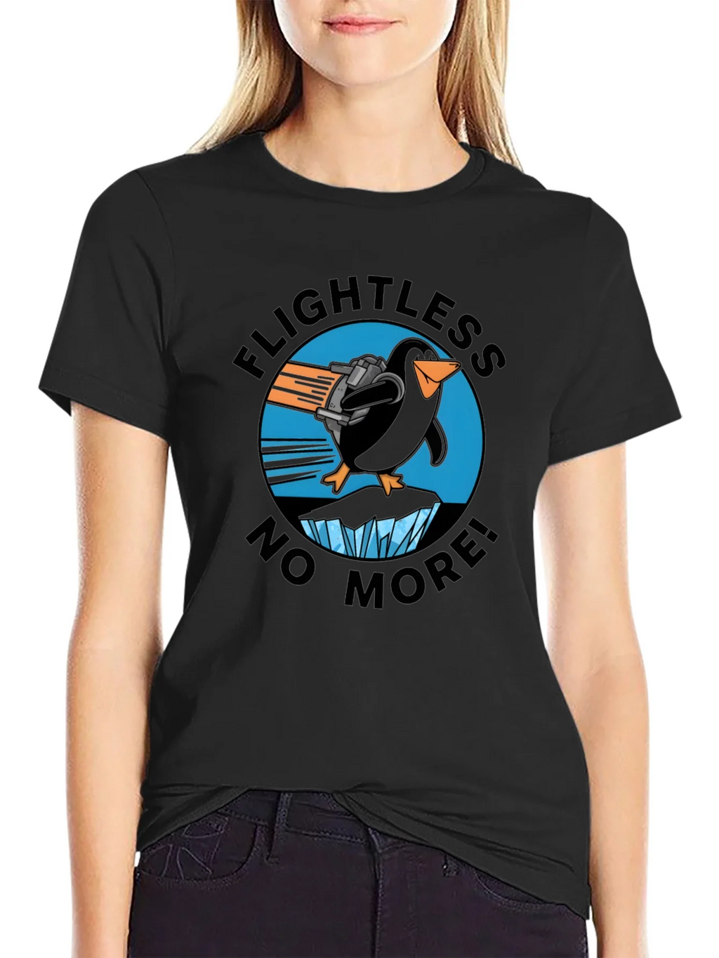 Flightless No More Penguin T-Shirt