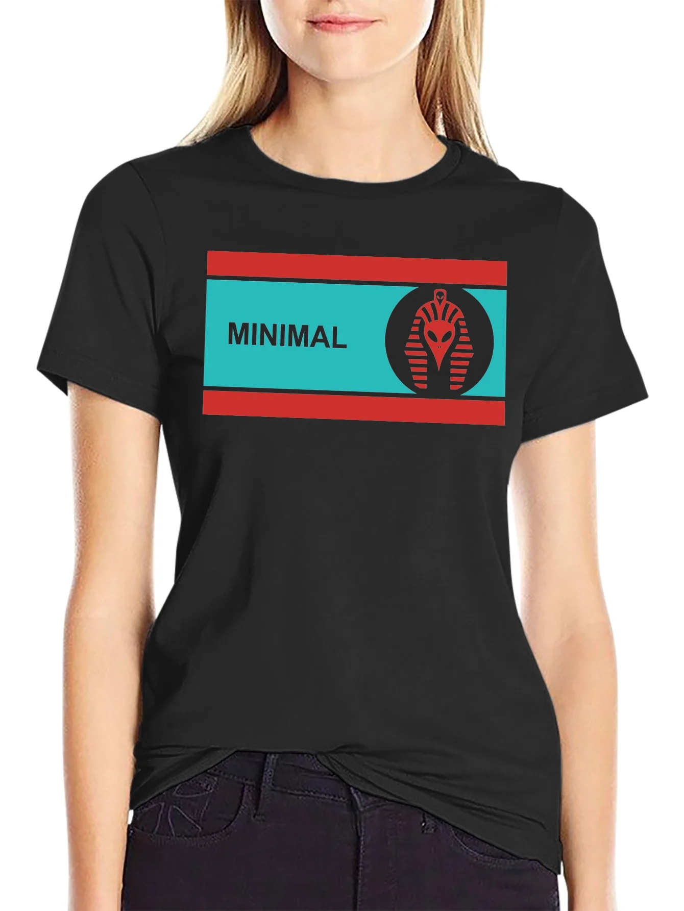 Minimalist Alien Pharaoh T-Shirt