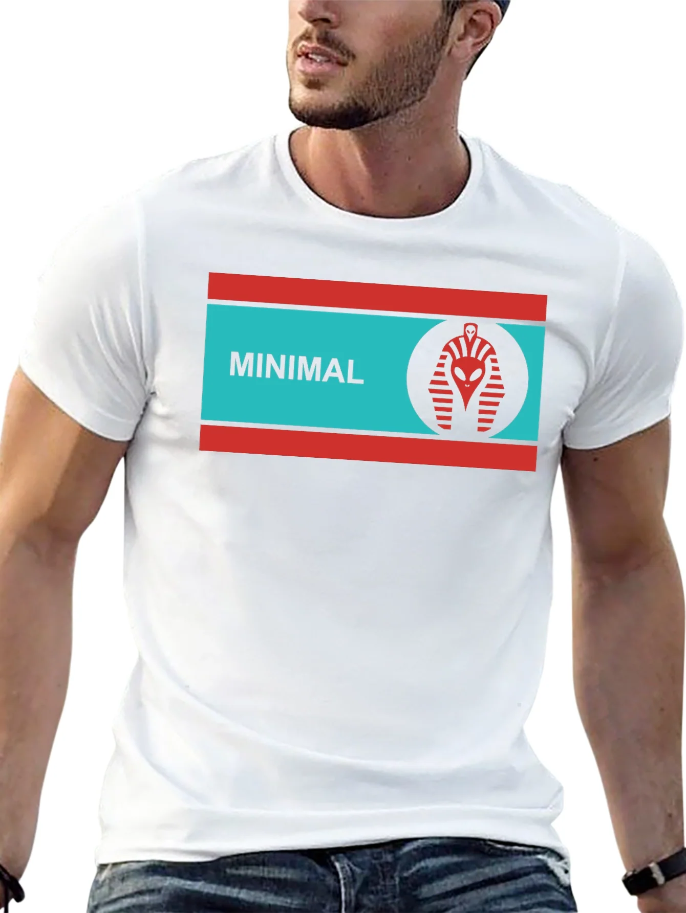 Minimalist Alien Pharaoh T-Shirt