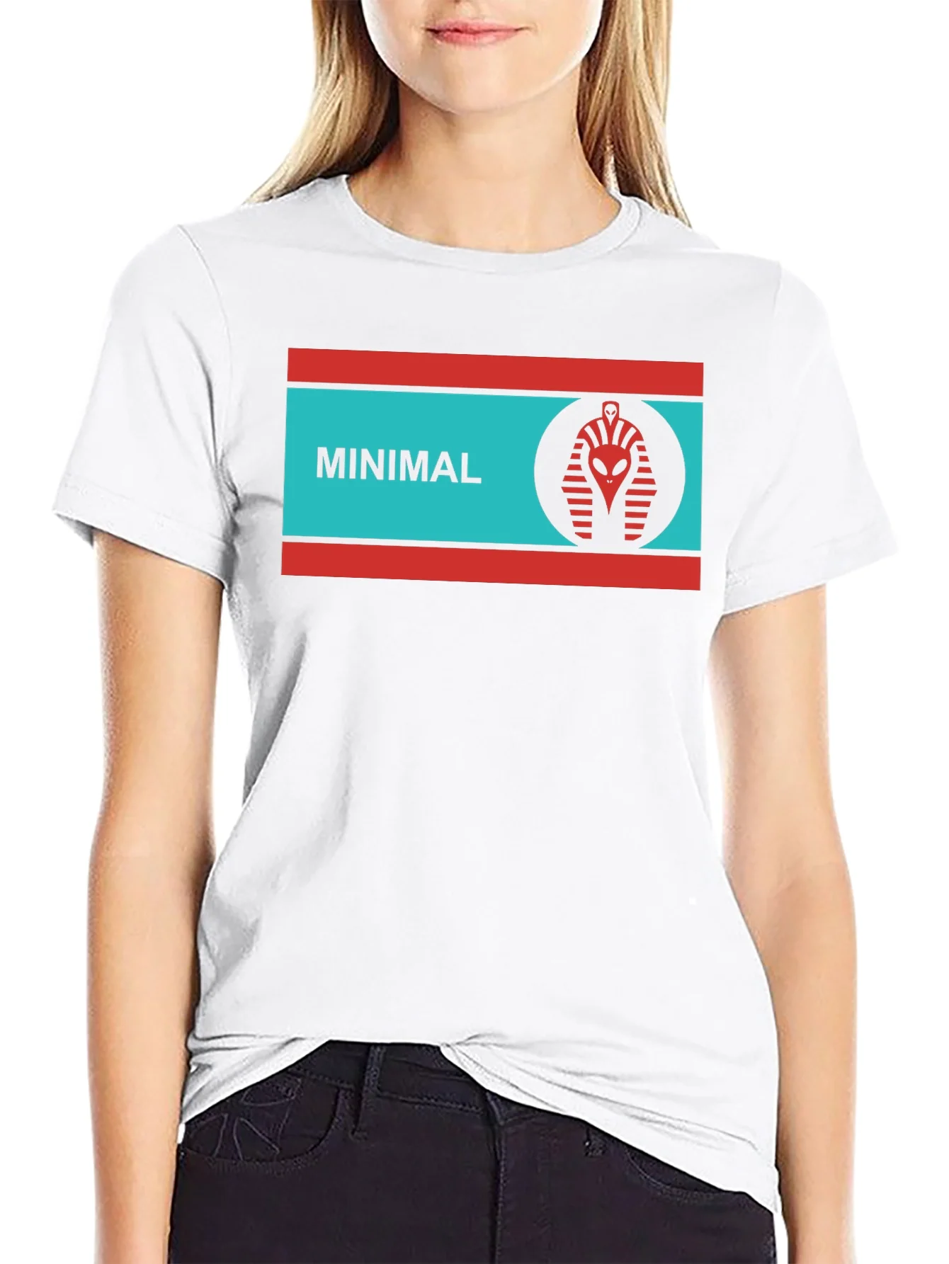 Minimalist Alien Pharaoh T-Shirt
