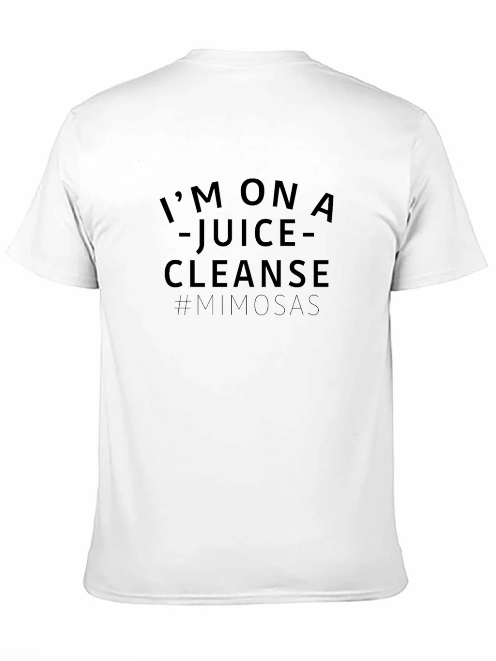 Juice Cleanse & Mimosas Black T-Shirt