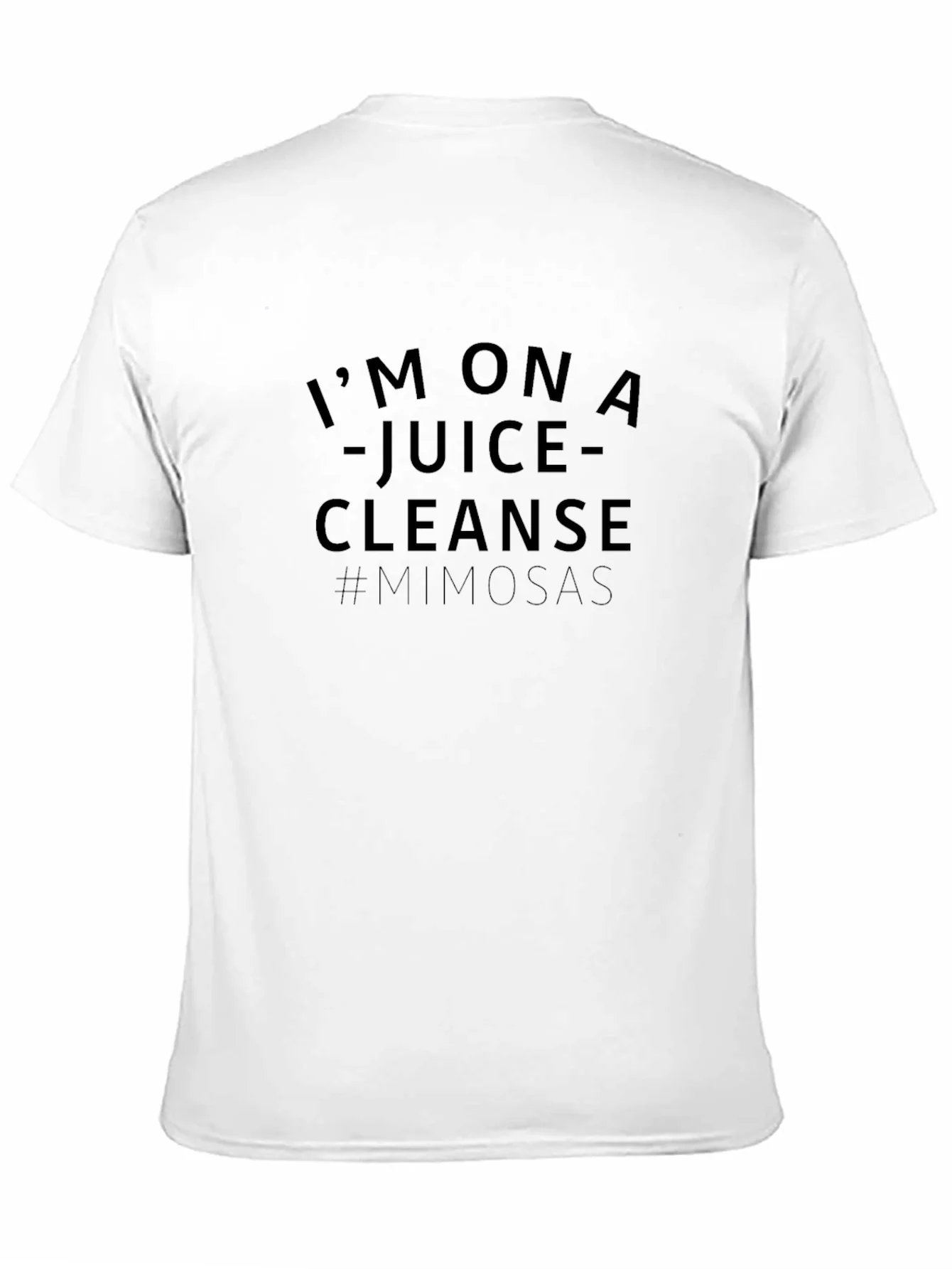 Juice Cleanse & Mimosas Black T-Shirt