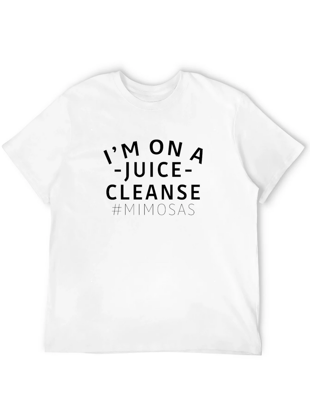 Juice Cleanse & Mimosas Black T-Shirt