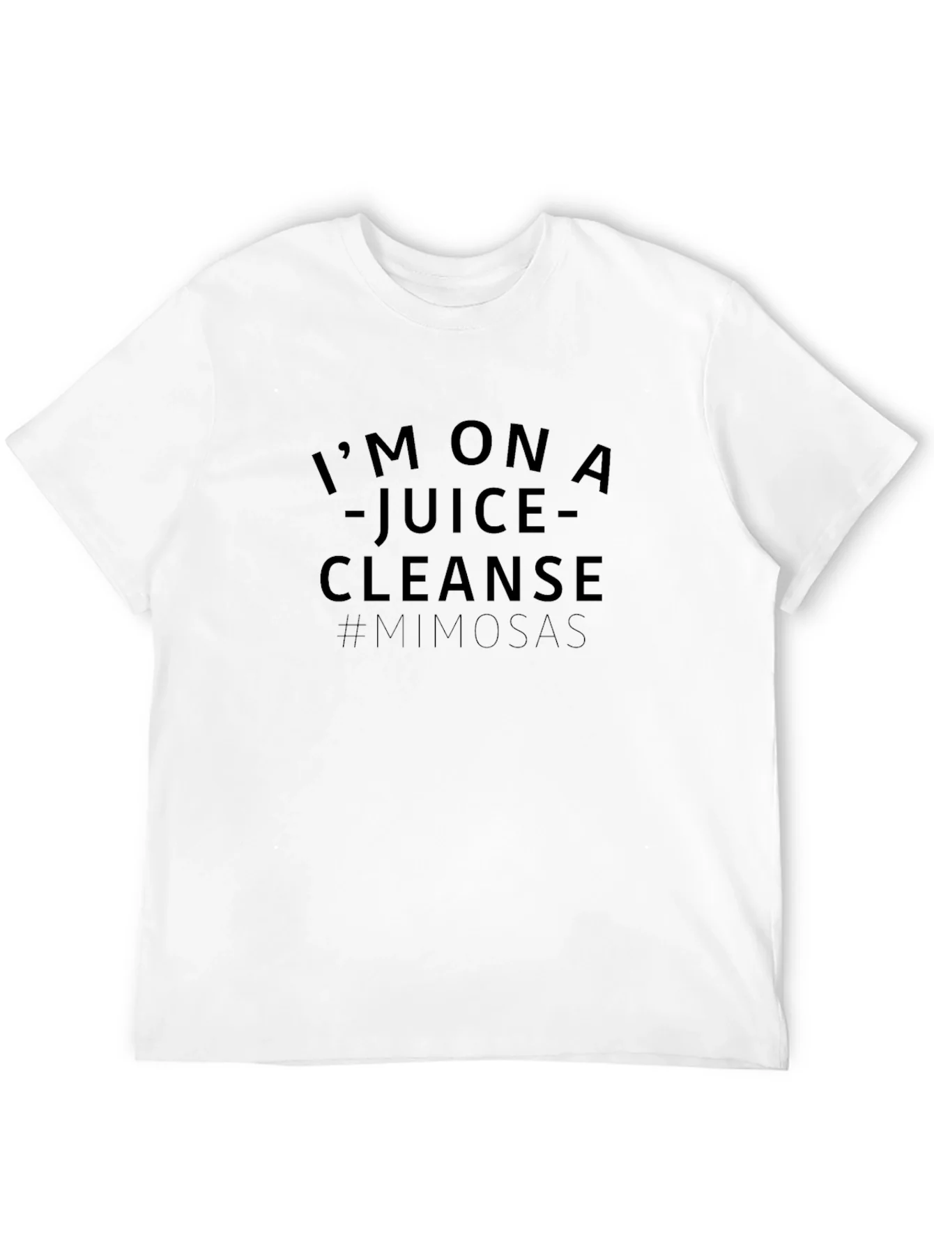 Juice Cleanse & Mimosas Black T-Shirt