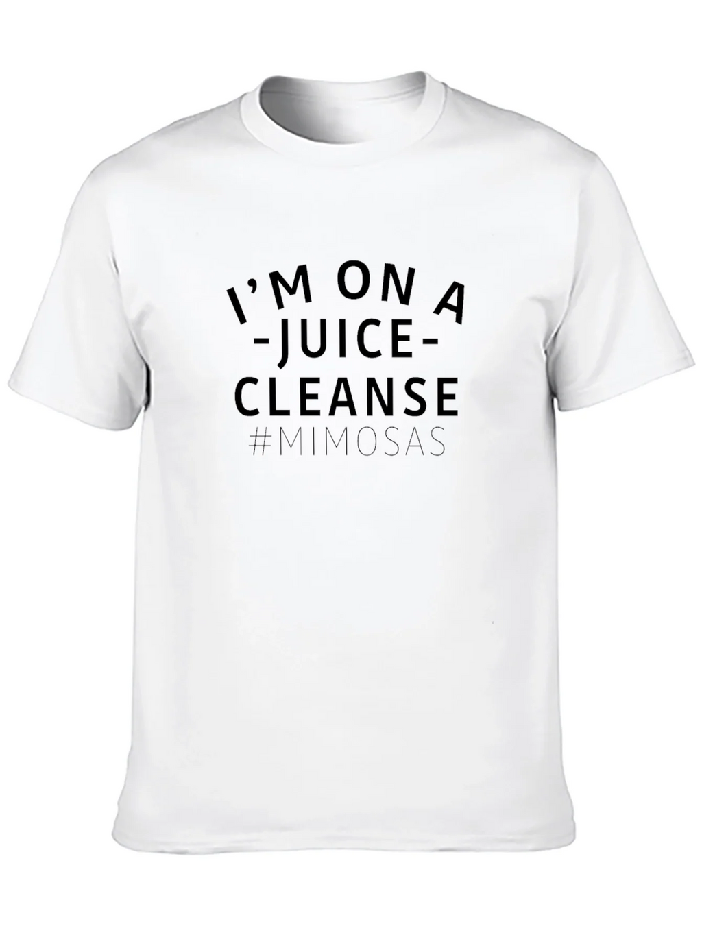 Juice Cleanse & Mimosas Black T-Shirt