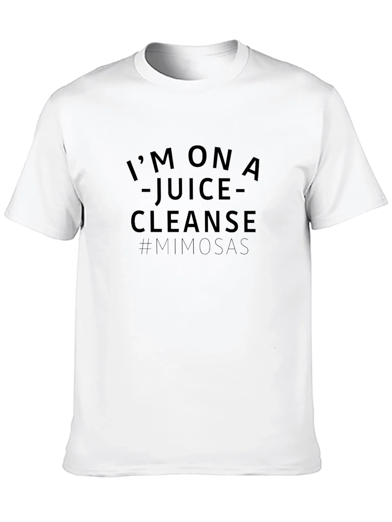 Juice Cleanse & Mimosas Black T-Shirt