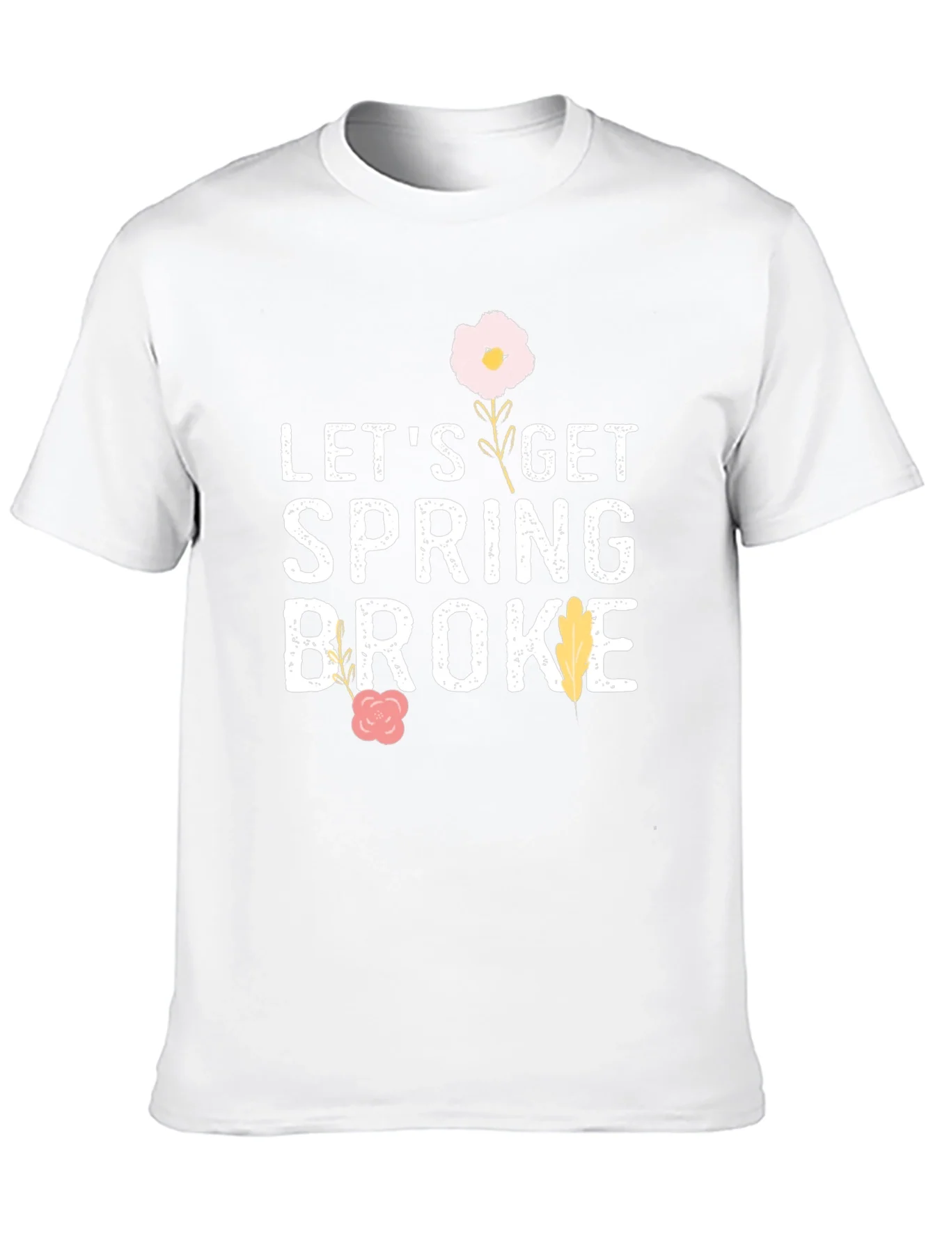 Lets Get Spring Broke Black T-Shirt