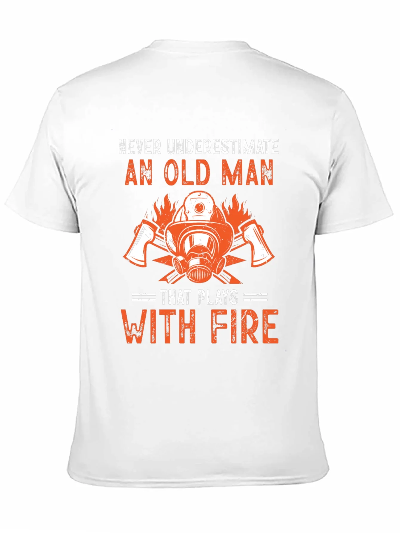 Firefighter Old Man T-Shirt