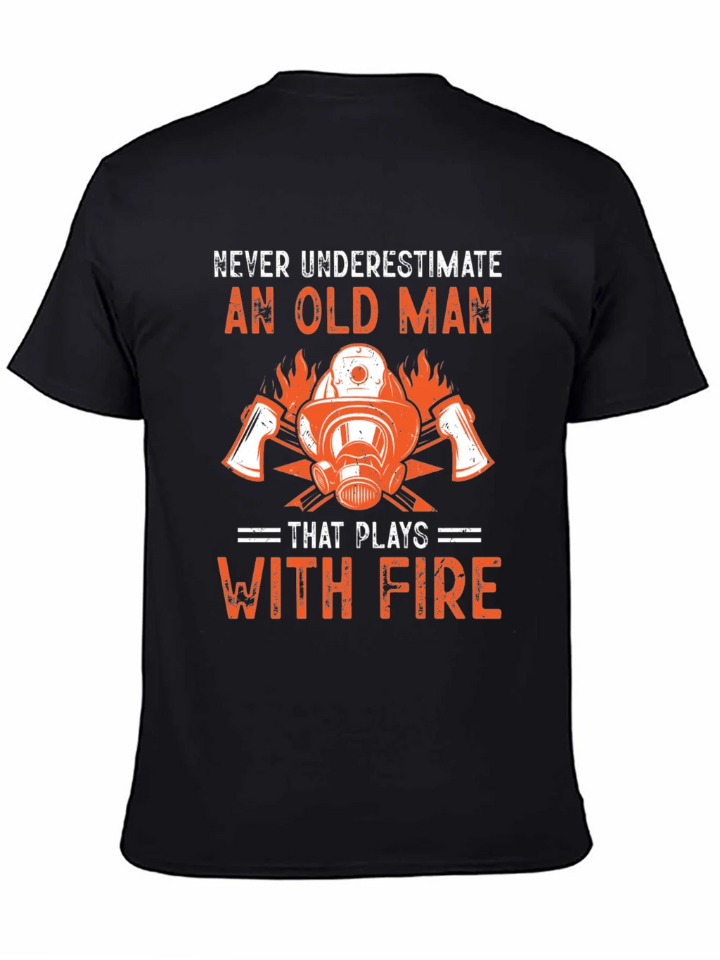Firefighter Old Man T-Shirt