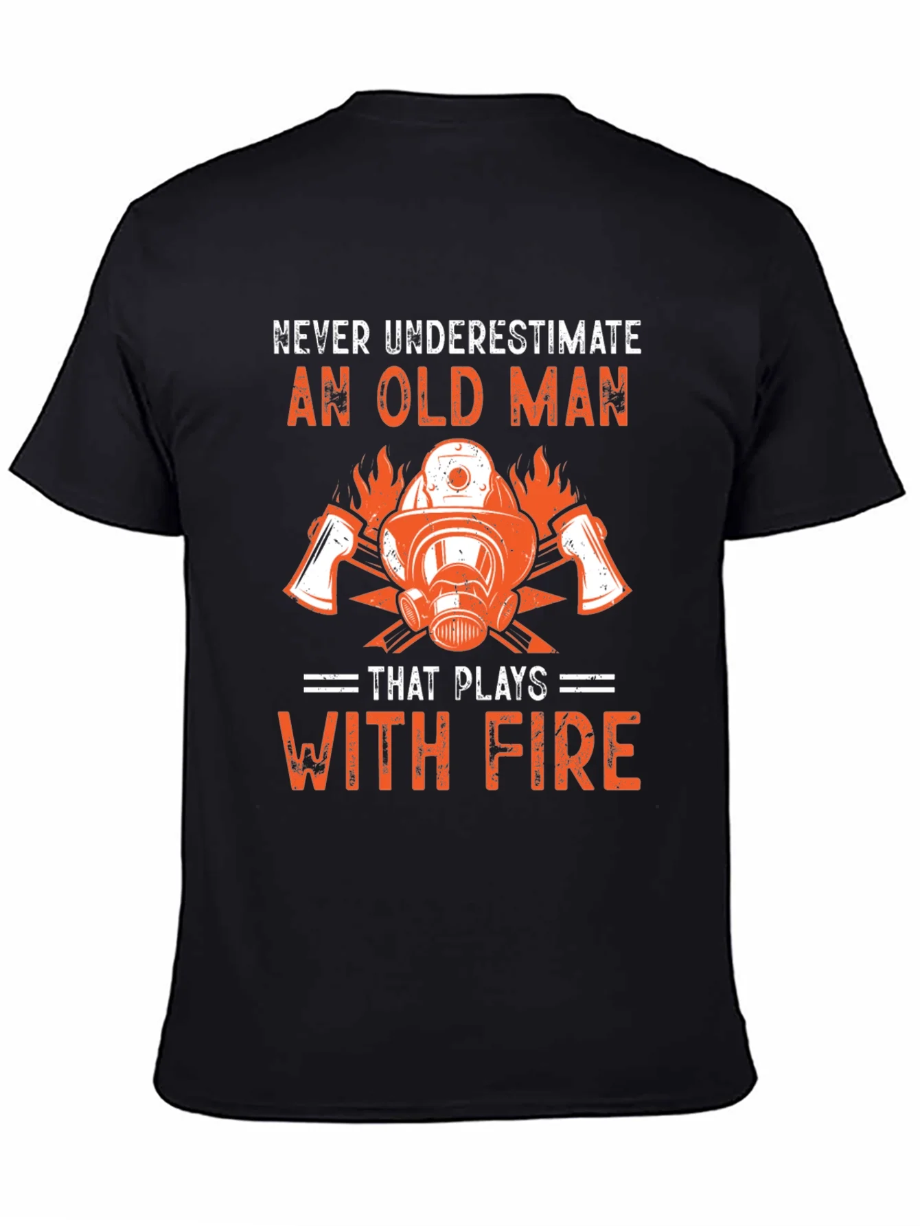 Firefighter Old Man T-Shirt
