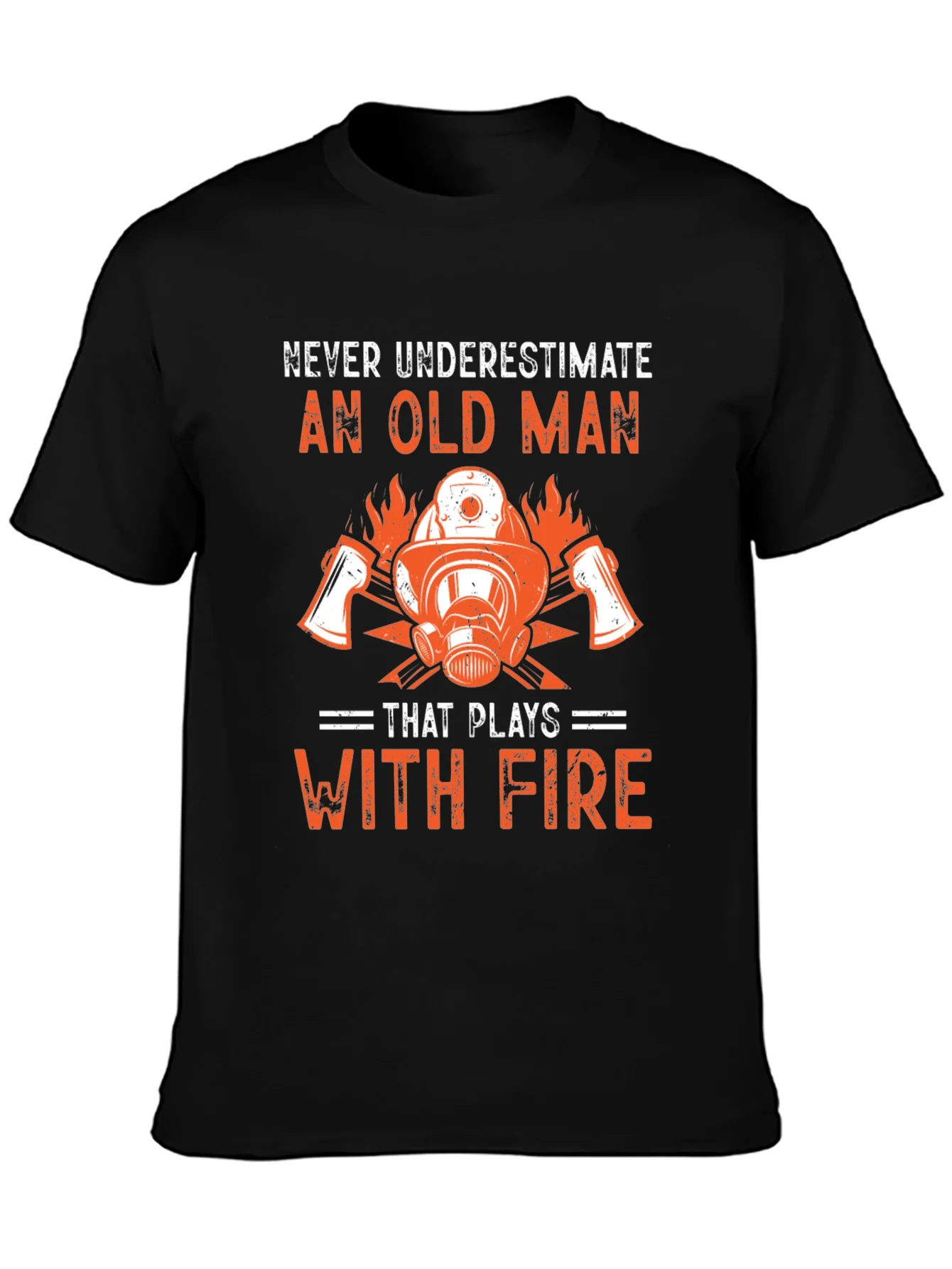 Firefighter Old Man T-Shirt