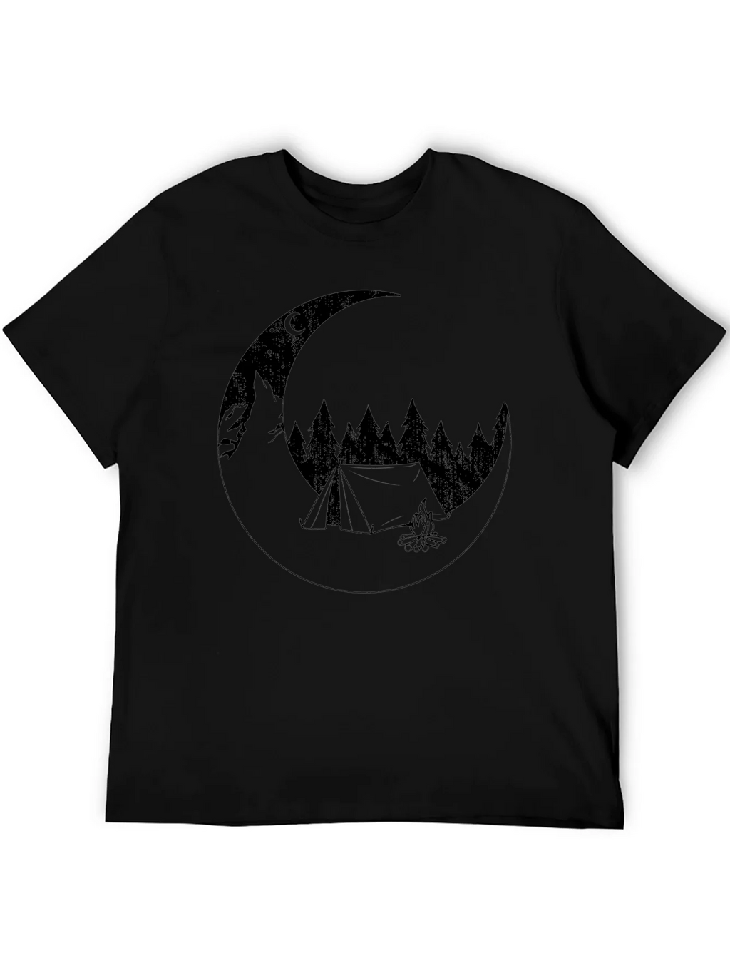 Camping Moon Graphic Tee - Adventure Awaits!