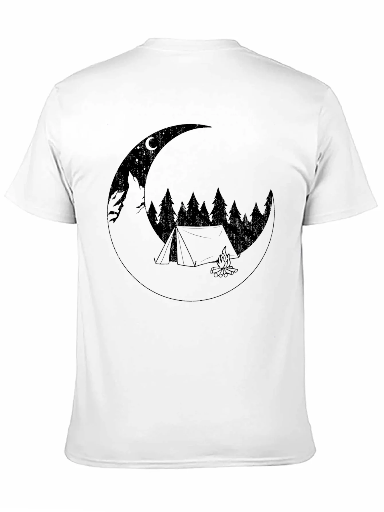 Camping Moon Graphic Tee - Adventure Awaits!