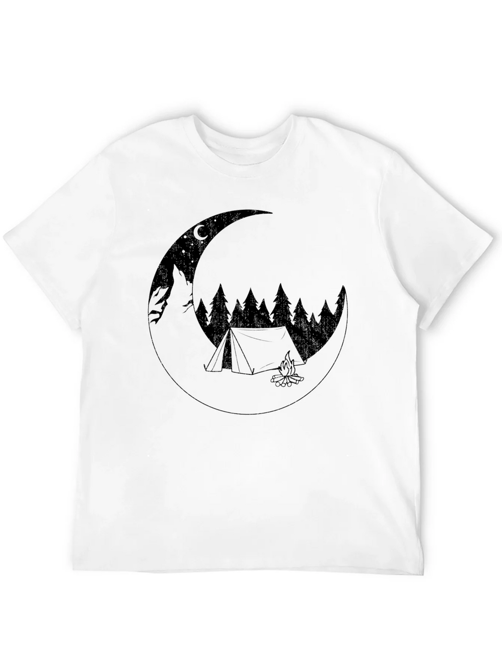 Camping Moon Graphic Tee - Adventure Awaits!