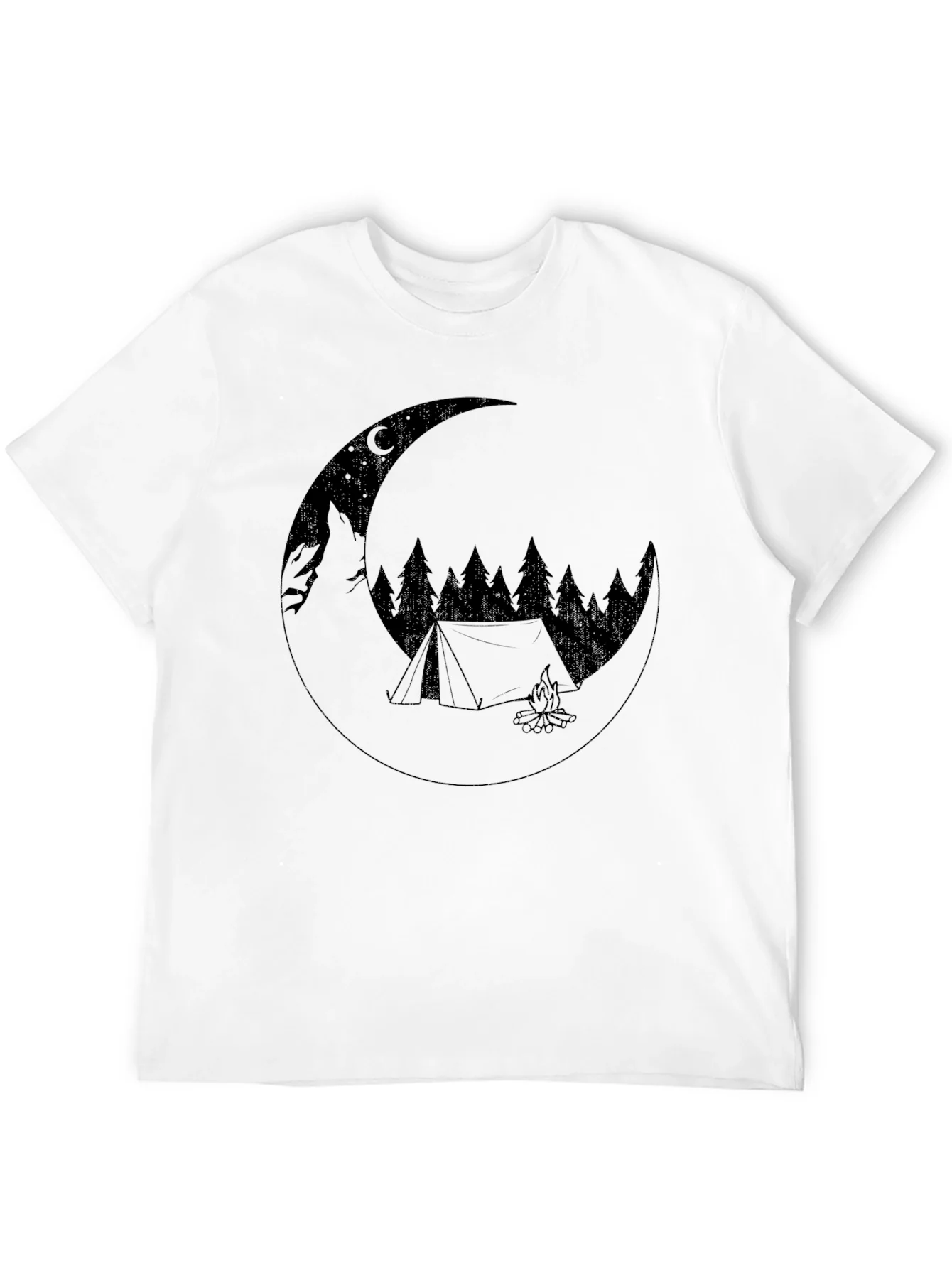 Camping Moon Graphic Tee - Adventure Awaits!