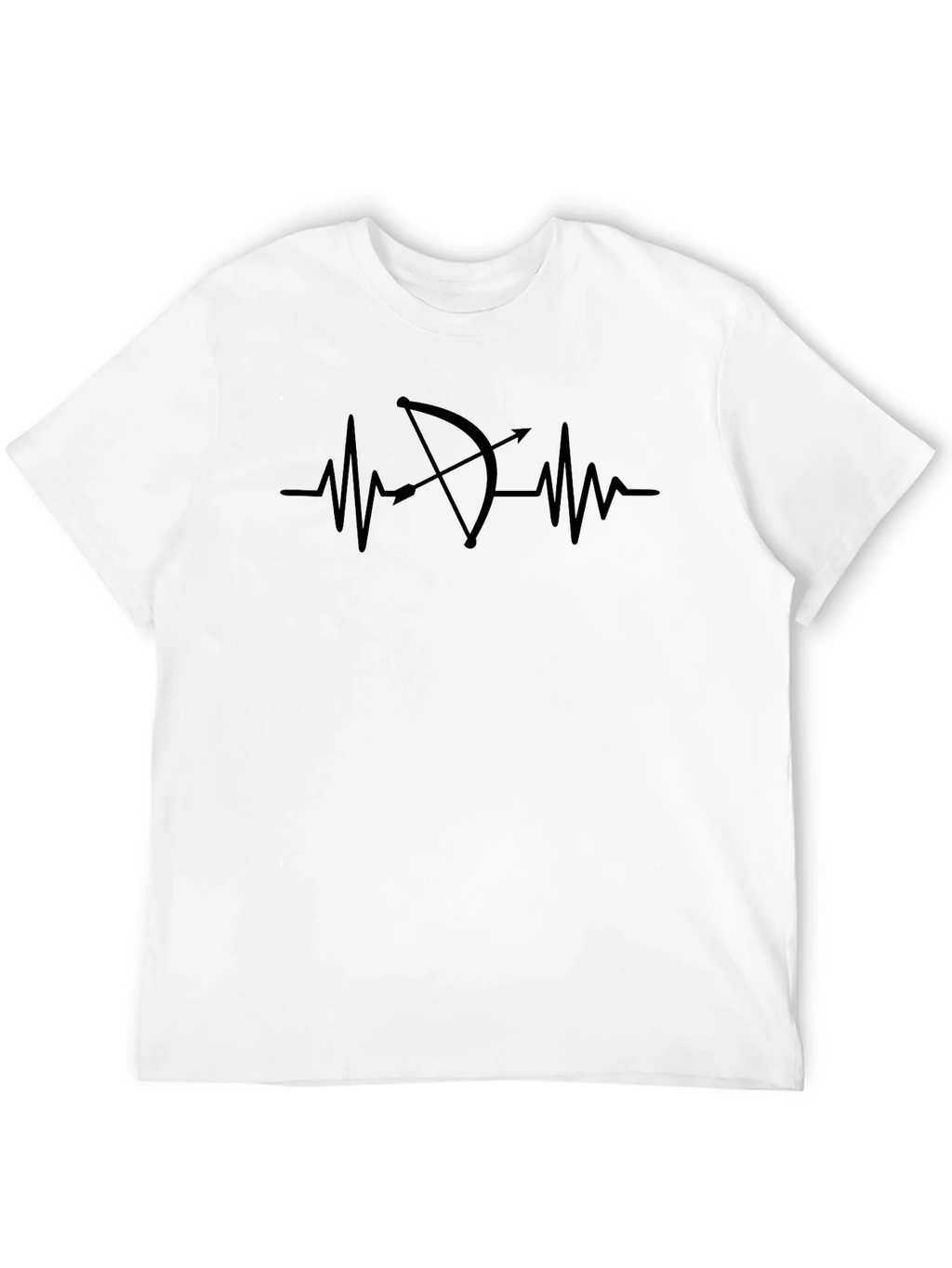 Archery Heartbeat T-Shirt - Black