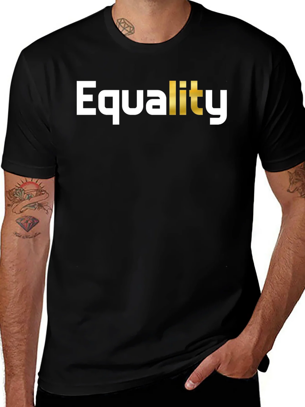 Equality Graphic T-Shirt - Black