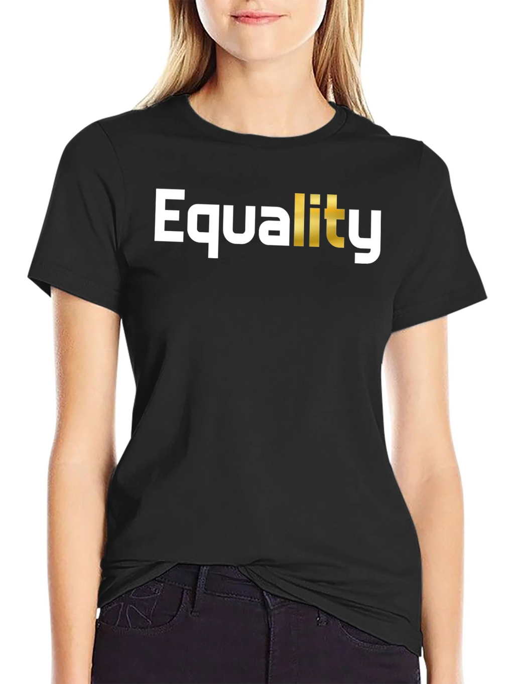 Equality Graphic T-Shirt - Black