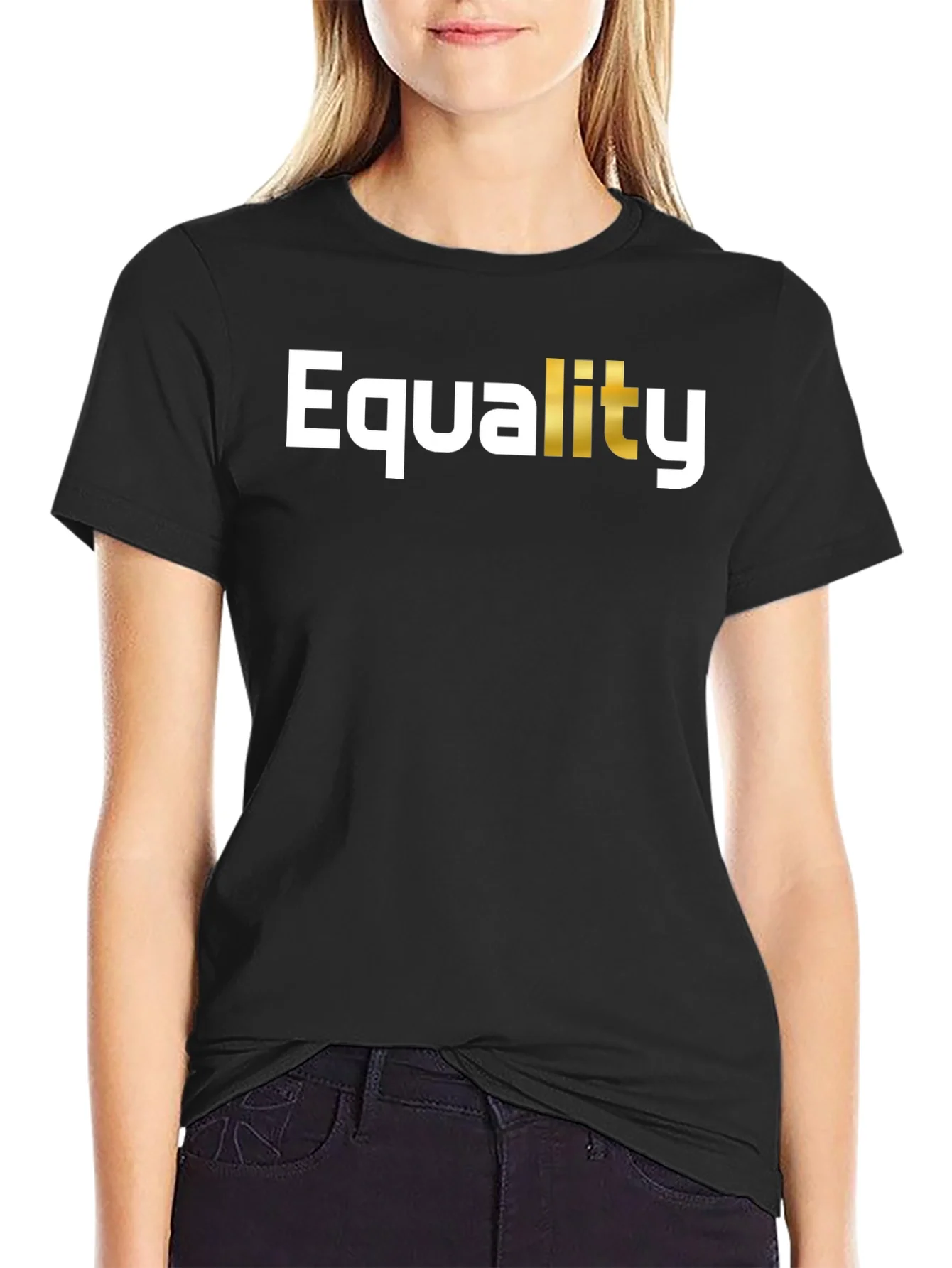 Equality Graphic T-Shirt - Black