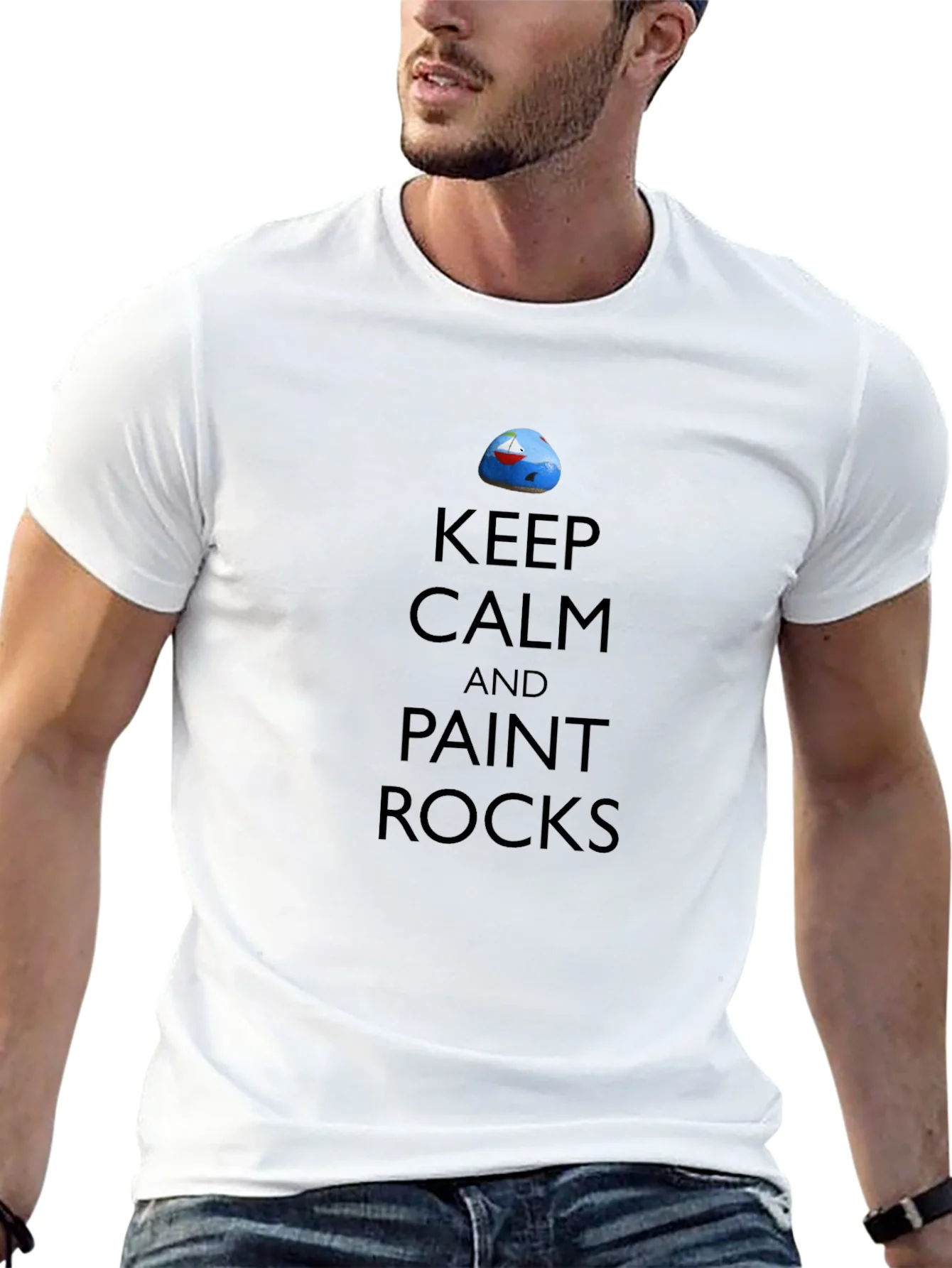 Keep Calm & Paint Rocks Graphic Tee