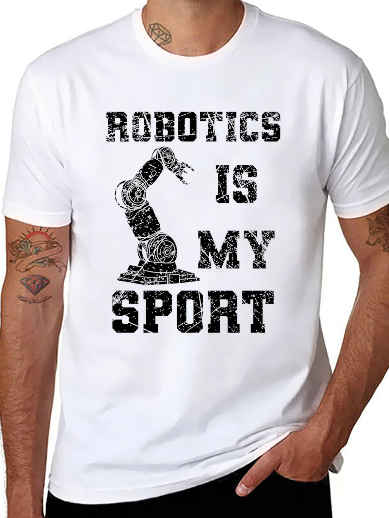 Robotics Is My Sport Graphic T-Shirt