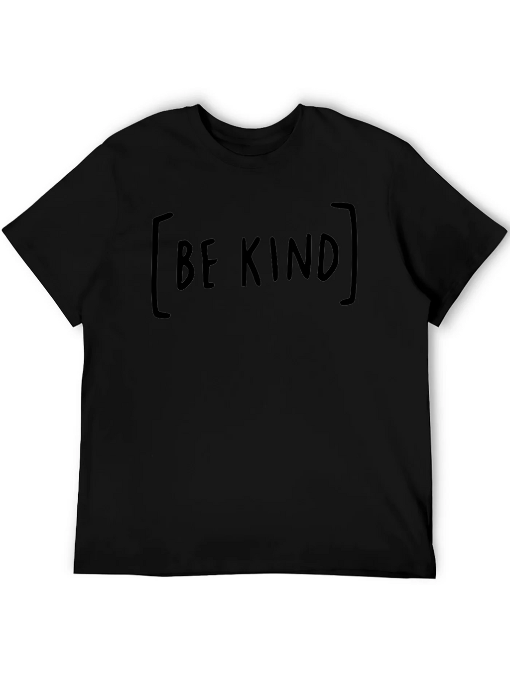 Be Kind Graphic Tee - Black Cotton T-Shirt