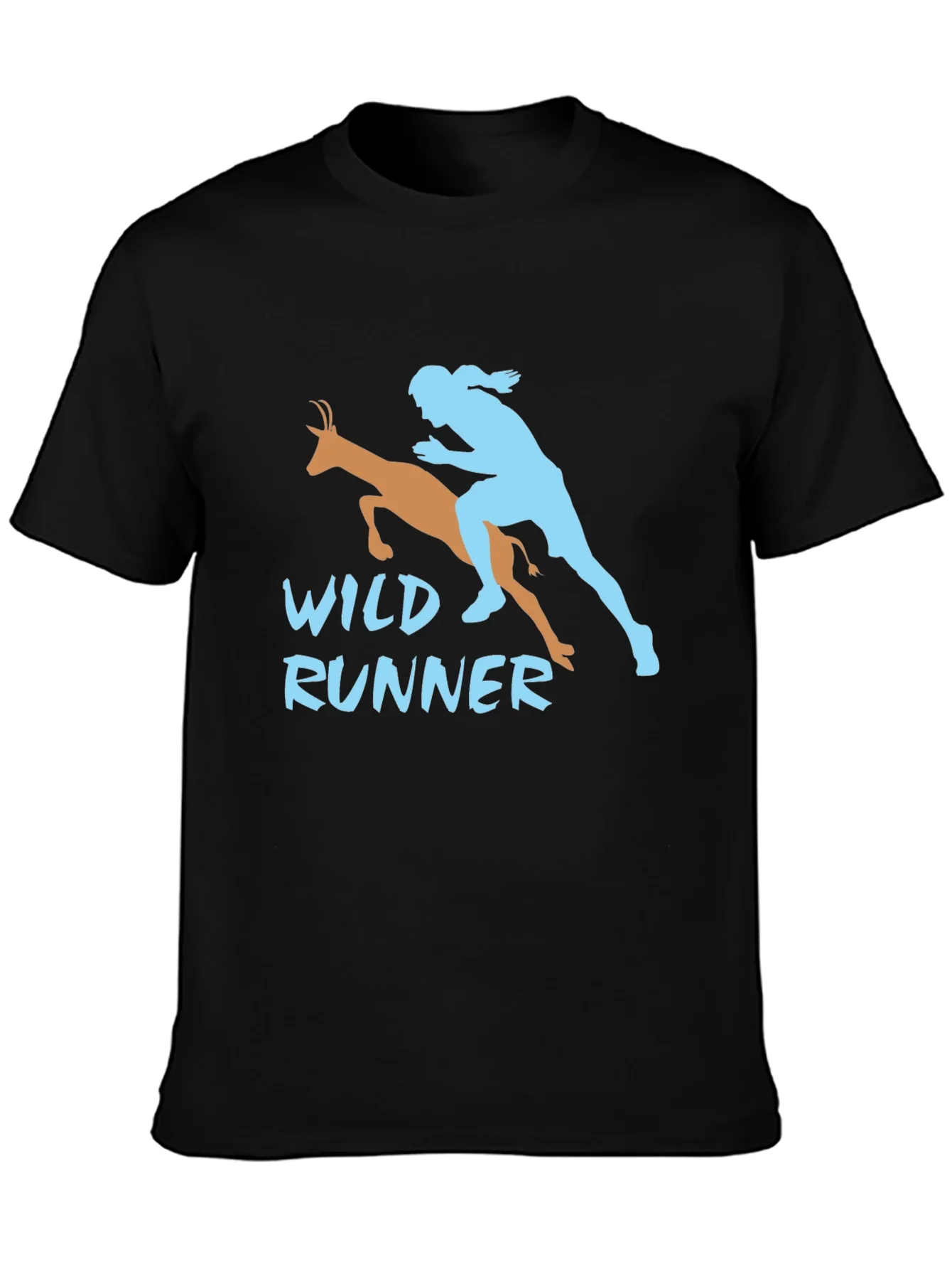 Wild Runner Graphic Tee - Black T-Shirt