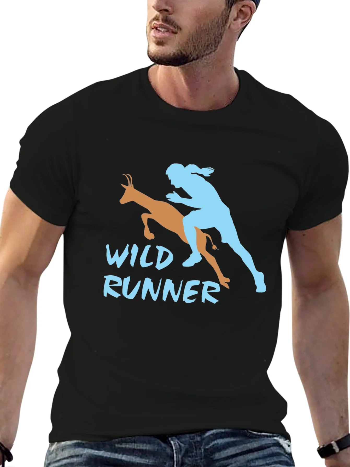 Wild Runner Graphic Tee - Black T-Shirt