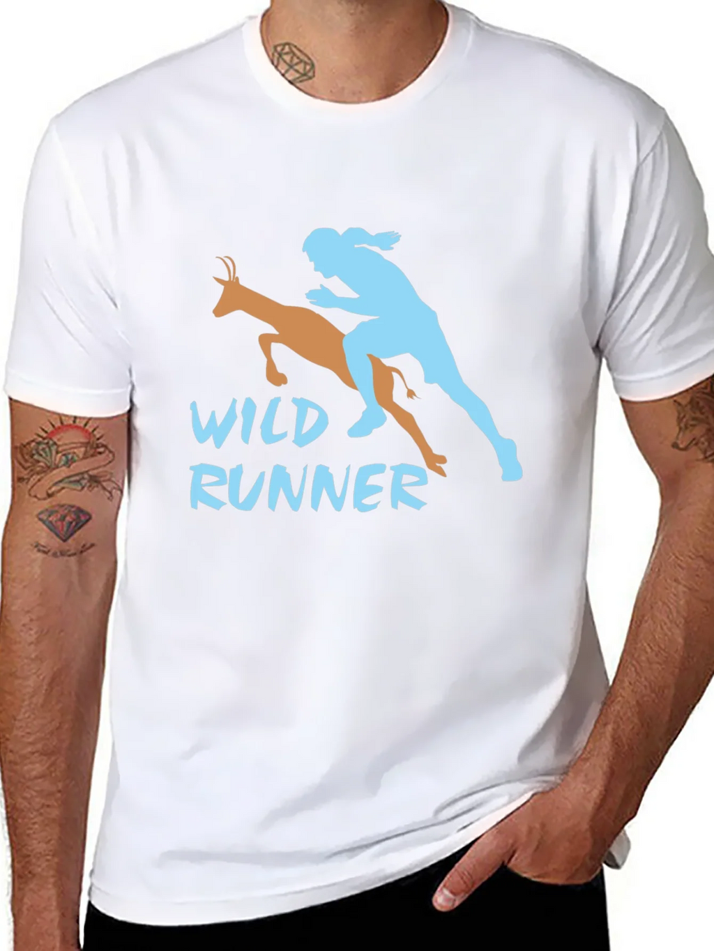 Wild Runner Graphic Tee - Black T-Shirt