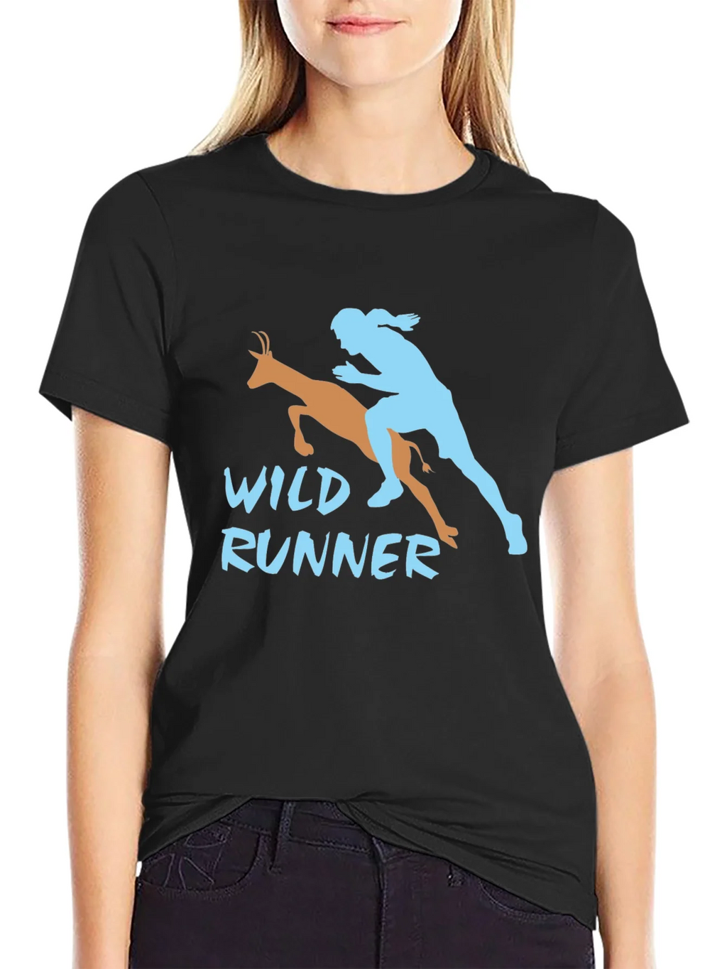 Wild Runner Graphic Tee - Black T-Shirt