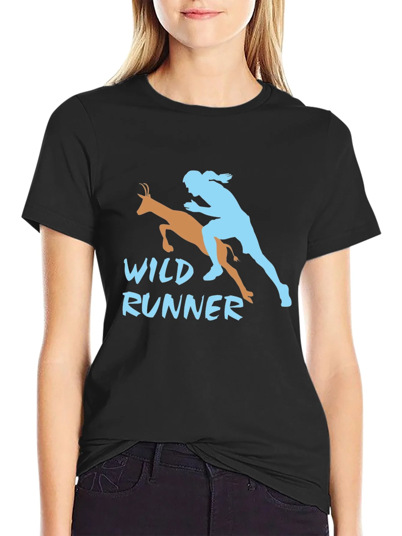 Wild Runner Graphic Tee - Black T-Shirt