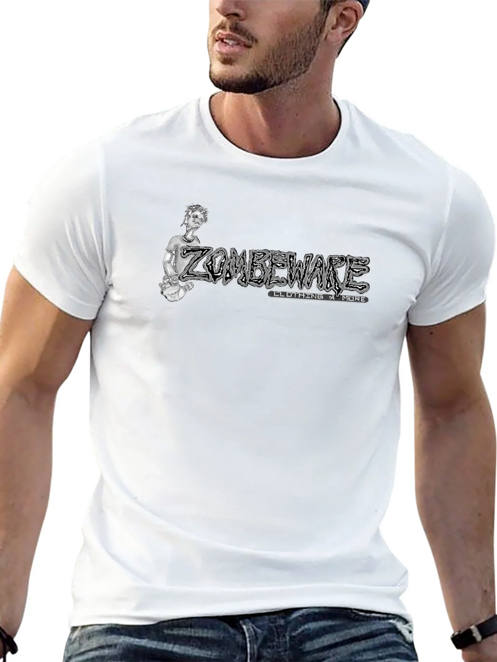 ZomBeware Black T-Shirt - Unique Graphic Tee