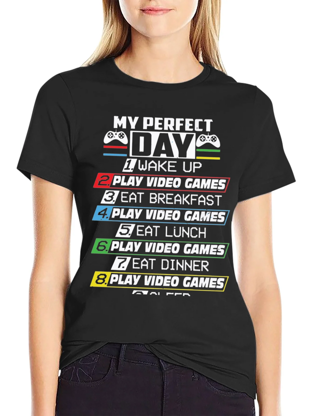 My Perfect Day Video Game T-Shirt - Gamer Tee